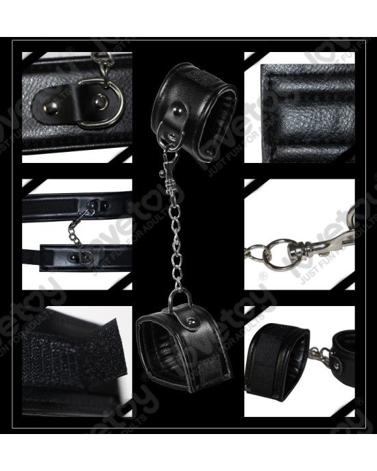 Набір БДСМ - Deluxe Bondage Kit (маска, наручники, пір'їнка) Набір БДСМ - Deluxe Bondage Kit (маска, наручники, пір'їнка)
