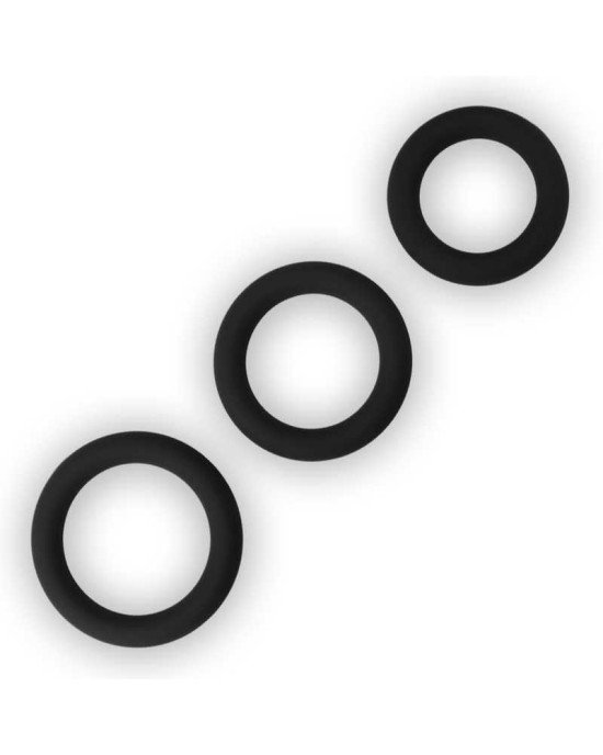 Ерекційні кільця - Power Plus Soft Silicone Snug Ring Black Ерекційні кільця - Power Plus Soft Silicone Snug Ring Black