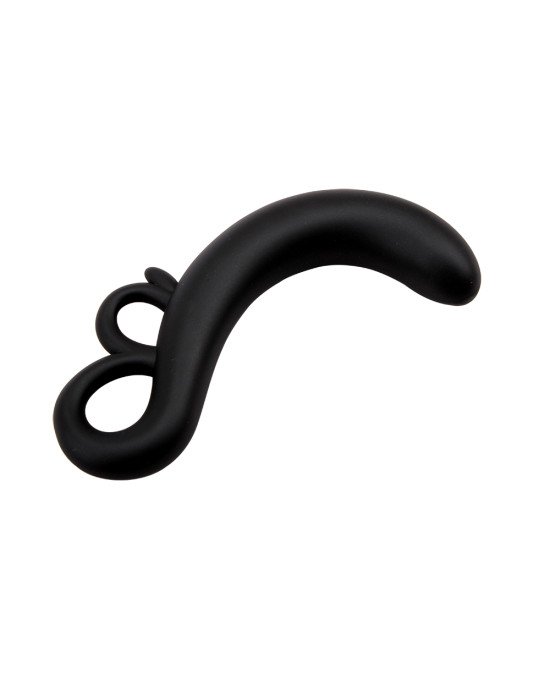 Масажер простати - Black Mont Two Finger G-Spot Plug Black 3.7 Масажер простати - Black Mont Two Finger G-Spot Plug Black 3.7