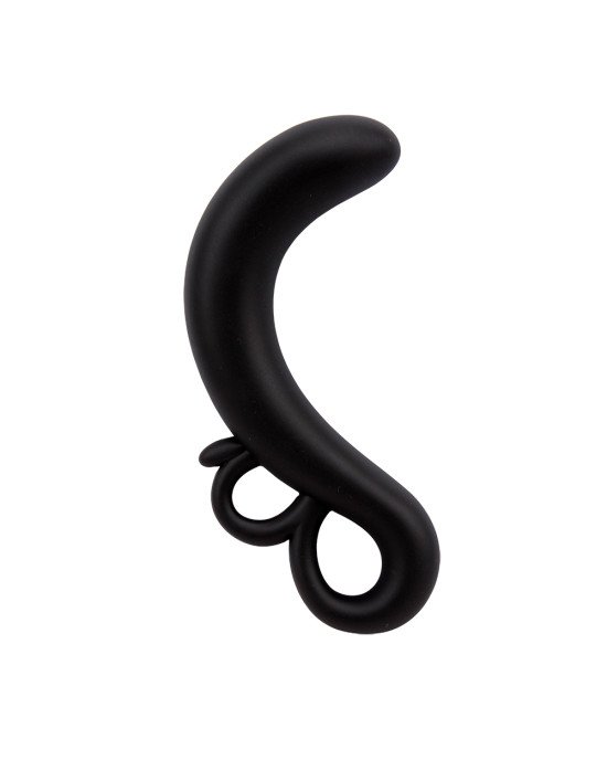 Масажер простати - Black Mont Two Finger G-Spot Plug Black 3.7 Масажер простати - Black Mont Two Finger G-Spot Plug Black 3.7