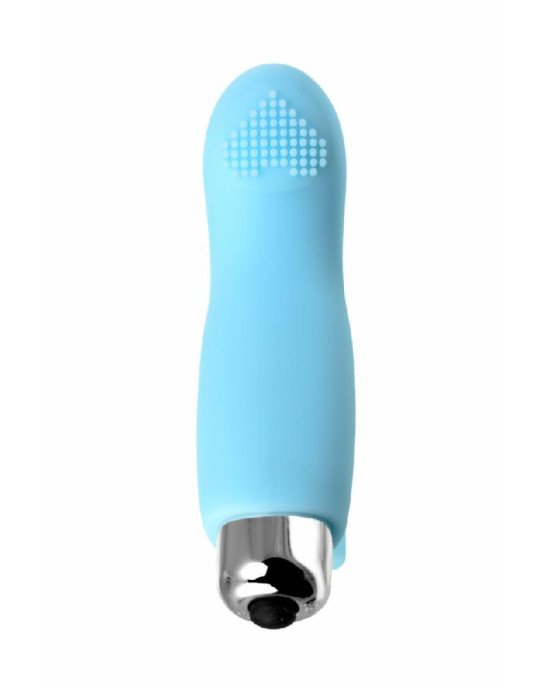 Вібронасадка на палець JOS Danko для точки G, силікон, блакитна, 9,5 см Вібронасадка на палець JOS Danko для точки G, силікон, блакитна, 9,5 см