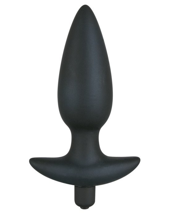 Анальна пробка - Black Velvet Vibrating Plug Large Анальна пробка - Black Velvet Vibrating Plug Large