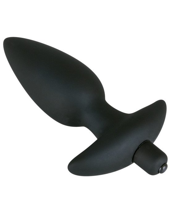 Анальна пробка - Black Velvet Vibrating Plug Large Анальна пробка - Black Velvet Vibrating Plug Large