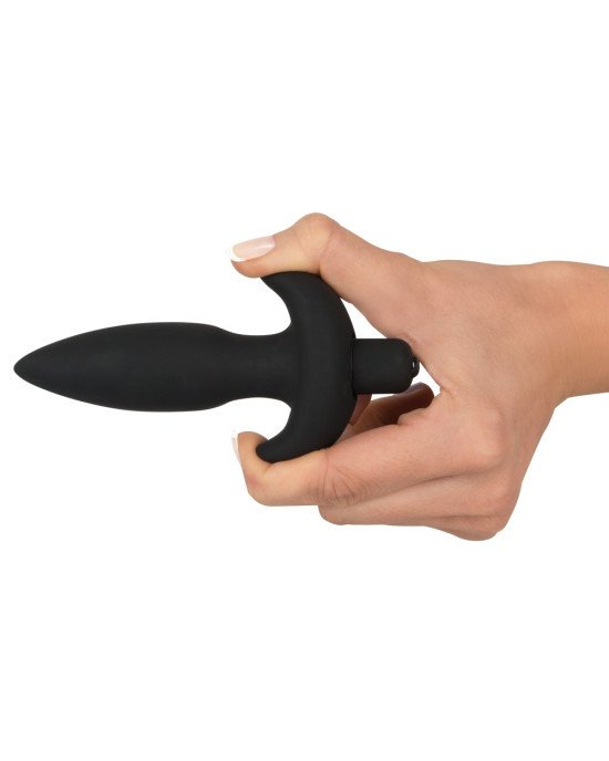Анальна пробка - Black Velvet Vibrating Plug Small Анальна пробка - Black Velvet Vibrating Plug Small
