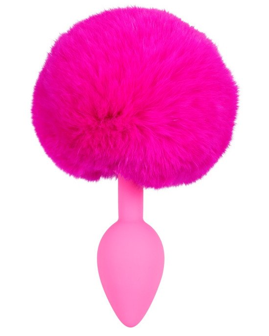 Анальна пробка - Colorful Joy Bunny Tail Plug