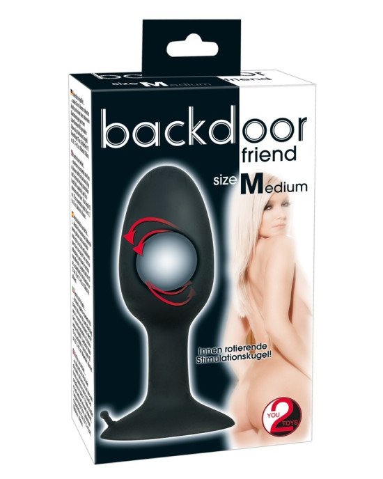 Анальна пробка - Backdoor Friend Medium Анальна пробка - Backdoor Friend Medium