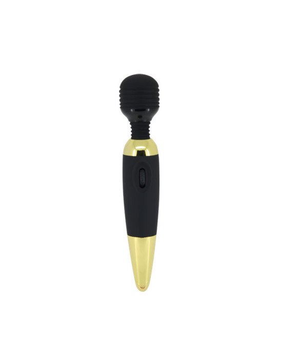 Класичний вібратор - Pretty Love Power Wand Black Gold Класичний вібратор - Pretty Love Power Wand Black Gold