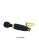 Класичний вібратор - Pretty Love Power Wand Black Gold Класичний вібратор - Pretty Love Power Wand Black Gold