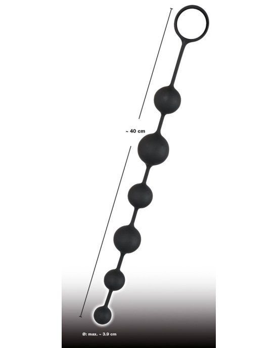 Анальні кульки - Black Velvets Anal Beads Анальні кульки - Black Velvets Anal Beads