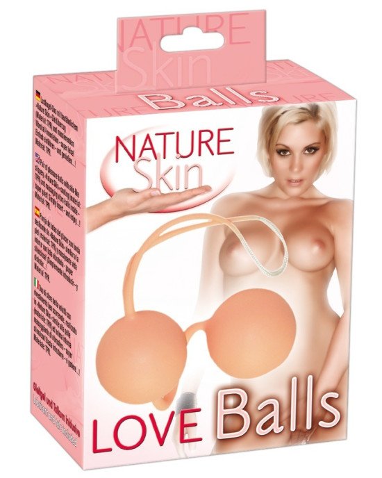 Вагінальні кульки - Nature Skin Love Balls Вагінальні кульки - Nature Skin Love Balls