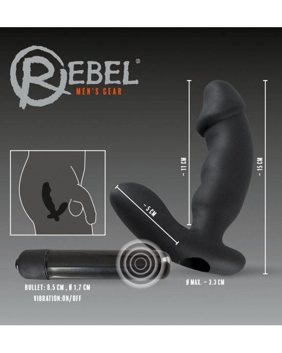 Масажер простати - Rebel Cock-Shaped Vibe Prostata Vibrator Масажер простати - Rebel Cock-Shaped Vibe Prostata Vibrator