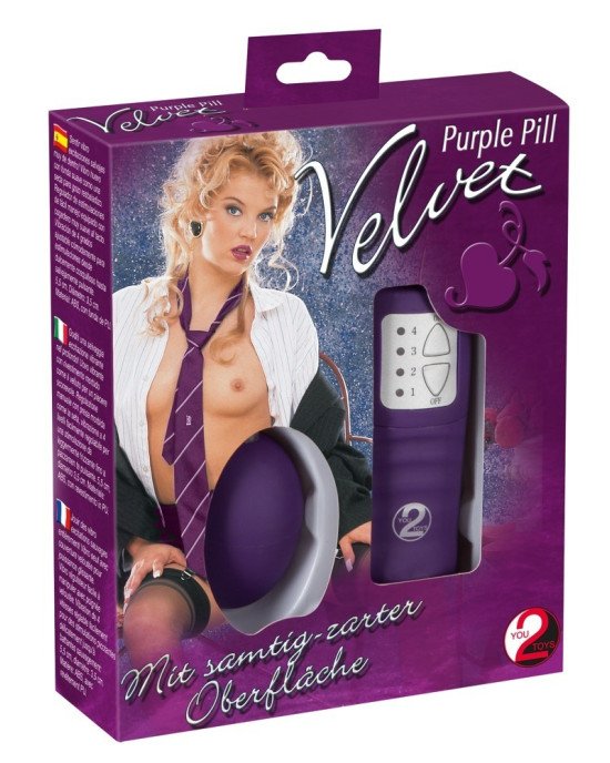 Віброяйце - Velvet Purple Pill Віброяйце - Velvet Purple Pill