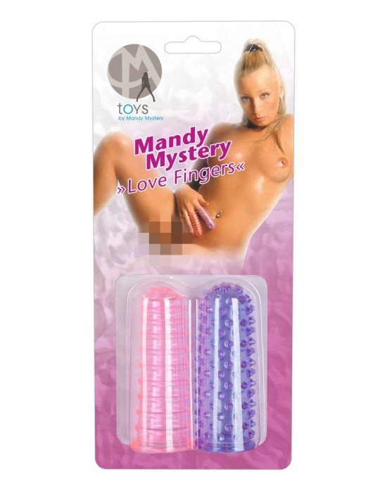 Насадки на палець - Mandy Mystery Love Fingers, 2 шт. Насадки на палець - Mandy Mystery Love Fingers, 2 шт.