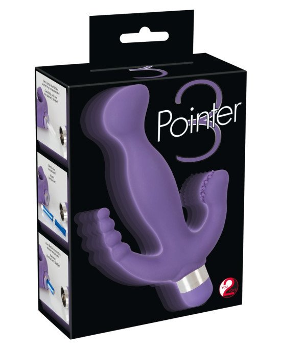Стимулятор G-точки - 3 Pointer Purple Стимулятор G-точки - 3 Pointer Purple