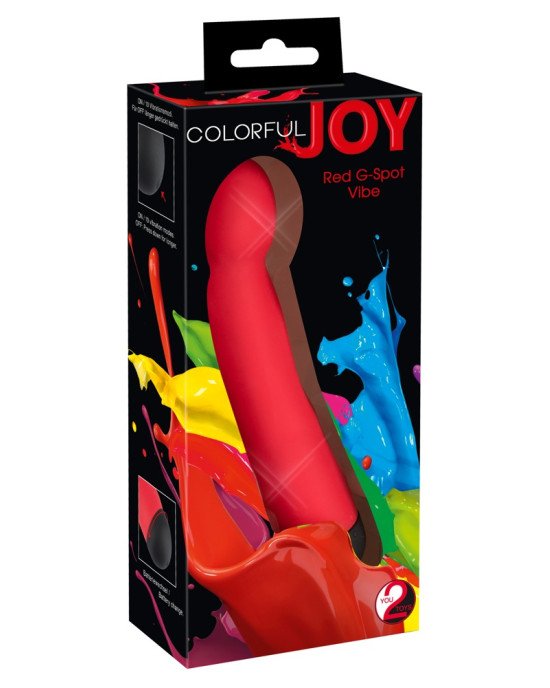 Стимулятор G-точки - Colorful Joy Red G-Spot Vibe Стимулятор G-точки - Colorful Joy Red G-Spot Vibe