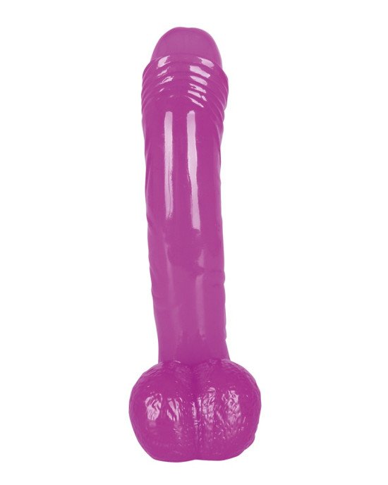 Фалоімітатор з мошонкою - Ready Mate Softdildo Lila