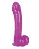 Фалоімітатор з мошонкою - Ready Mate Softdildo Lila