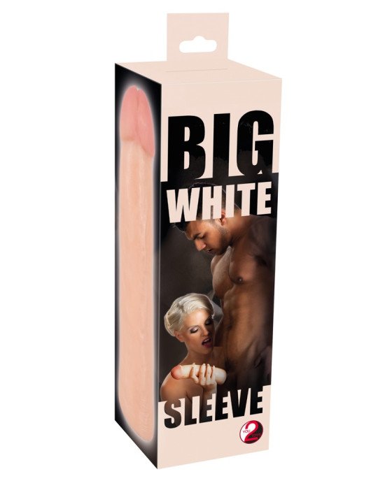 Насадка на член - Big White Penis Sleeve