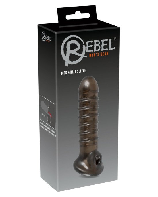 Насадка на член - Rebel Dick & Ball Sleeve Насадка на член - Rebel Dick & Ball Sleeve