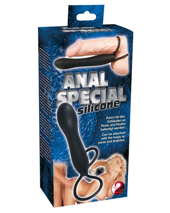 Страпон - Anal Special Silicone Black Страпон - Anal Special Silicone Black