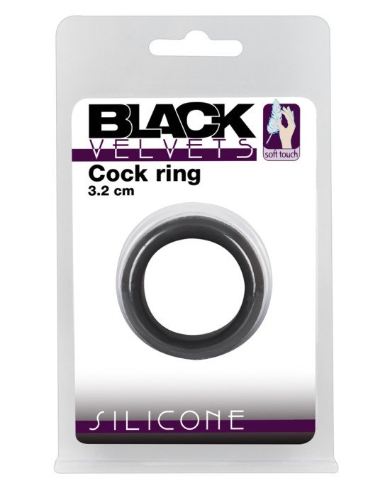 Ерекційне кільце - Black Velvets Cock Ring, 3.2 см Ерекційне кільце - Black Velvets Cock Ring, 3.2 см