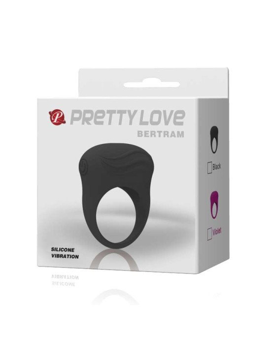Ерекційне кільце - Pretty Love Bertram Penis Ring Black Ерекційне кільце - Pretty Love Bertram Penis Ring Black