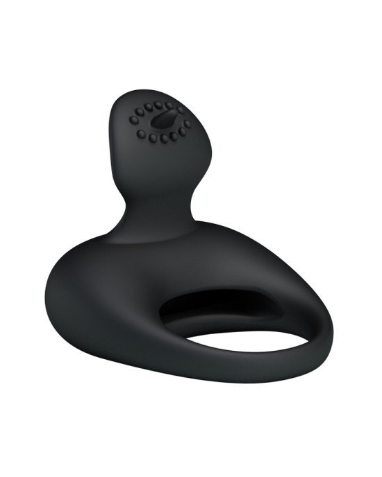 Ерекційне кільце - Pretty Love Stimulating Tonguo Penis Ring Black Ерекційне кільце - Pretty Love Stimulating Tonguo Penis Ring Black