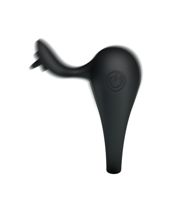 Ерекційне кільце - Pretty Love Stimulating Tonguo Penis Ring Black Ерекційне кільце - Pretty Love Stimulating Tonguo Penis Ring Black