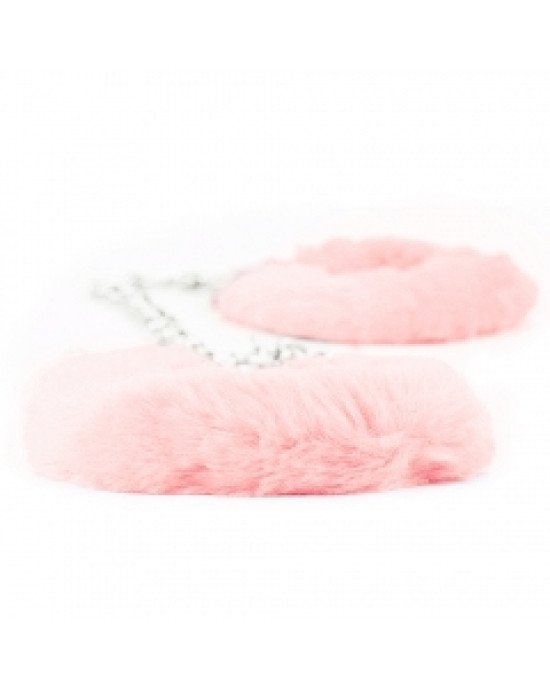 Наручники - Fetish Pleasure Fluffy Leg Cuffs Pink