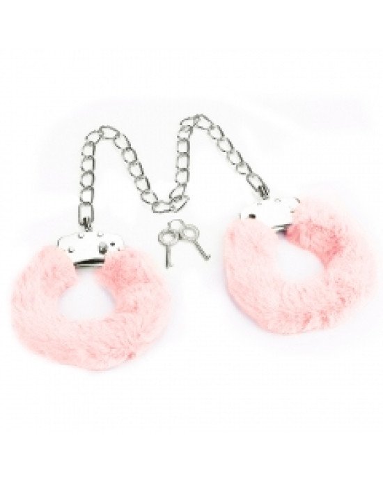 Наручники - Fetish Pleasure Fluffy Leg Cuffs Pink