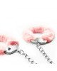 Наручники - Fetish Pleasure Fluffy Leg Cuffs Pink