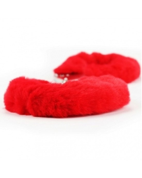 Наручники - Fetish Pleasure Fluffy Hand Cuffs Red Наручники - Fetish Pleasure Fluffy Hand Cuffs Red