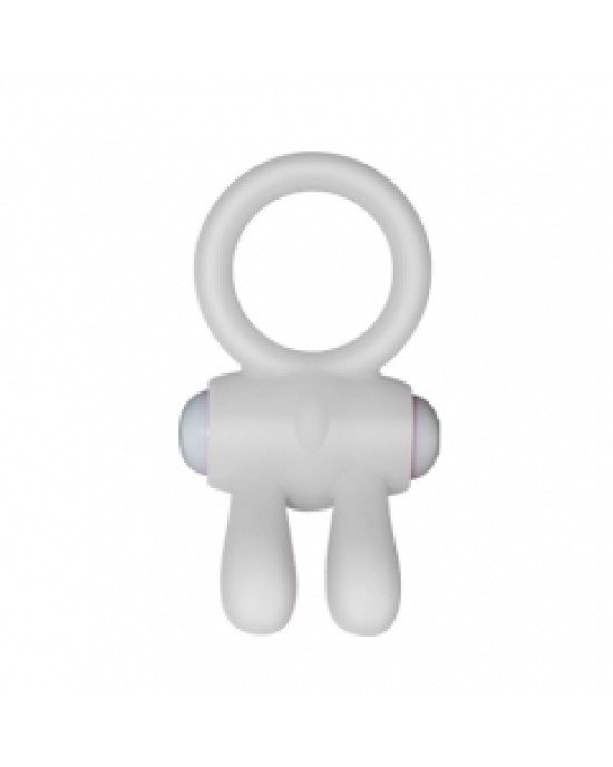 Ерекційне кільце - Power Clit Cockring Rabbit White