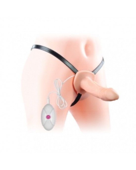 Порожнистий страпон - Vibrating Unisex Hollow Strap On 6.5 Порожнистий страпон - Vibrating Unisex Hollow Strap On 6.5