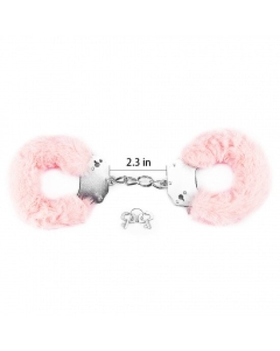 Наручники - Fetish Pleasure Fluffy Hand Cuffs Pink Наручники - Fetish Pleasure Fluffy Hand Cuffs Pink