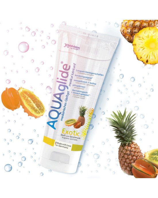 Лубрикант - AQUAglide Exotic (екзотичні фрукти), 100 мл Лубрикант - AQUAglide Exotic (екзотичні фрукти), 100 мл