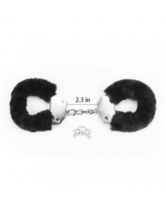 Наручники - Fetish Pleasure Fluffy Hand Cuffs Black Наручники - Fetish Pleasure Fluffy Hand Cuffs Black