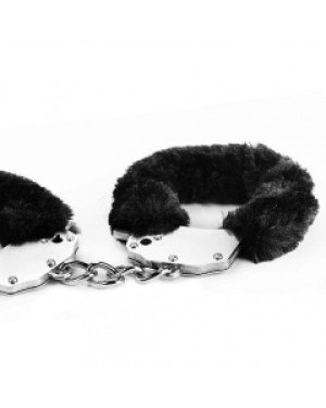 Наручники - Fetish Pleasure Fluffy Hand Cuffs Black