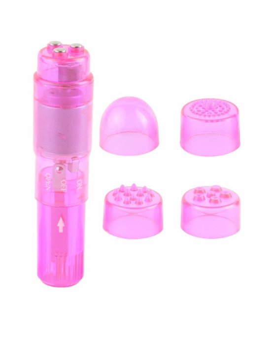 Кліторальний стимулятор - Waterproof Mini Mite, рожевий Кліторальний стимулятор - Waterproof Mini Mite, рожевий