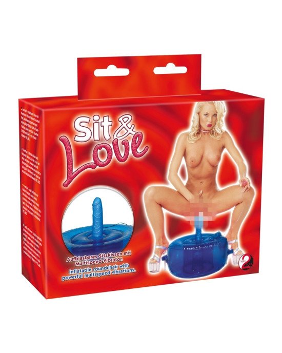 Секс меблі - Sit & Love Vibrating Chair Секс меблі - Sit & Love Vibrating Chair