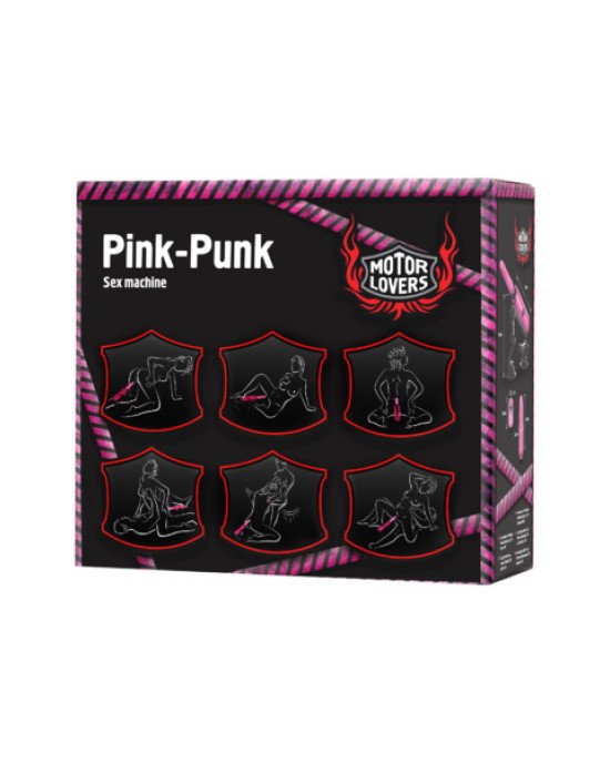 Секс-машина Pink-Punk, Motorlovers, ABS, рожевий, 36 см Секс-машина Pink-Punk, Motorlovers, ABS, рожевий, 36 см