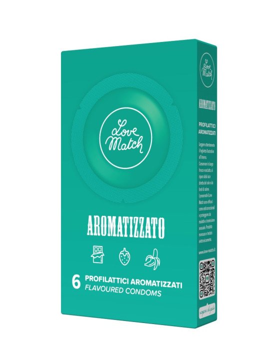 Презервативи - Aromatizzato (Flavoured), 54 мм, 6 шт. Презервативи - Aromatizzato (Flavoured), 54 мм, 6 шт.