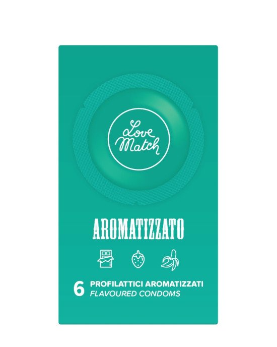 Презервативи - Aromatizzato (Flavoured), 54 мм, 6 шт. Презервативи - Aromatizzato (Flavoured), 54 мм, 6 шт.