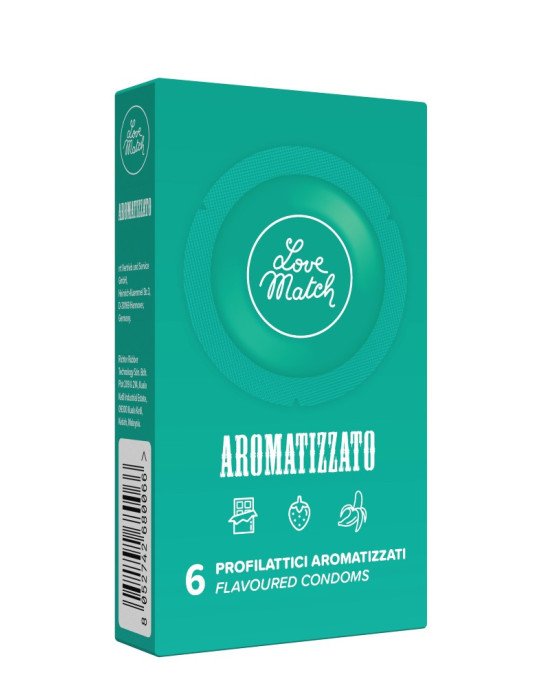 Презервативи - Aromatizzato (Flavoured), 54 мм, 6 шт. Презервативи - Aromatizzato (Flavoured), 54 мм, 6 шт.