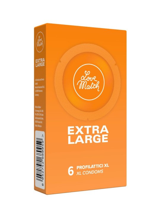 Презервативи - Extra Large, 57 мм, 6 шт. Презервативи - Extra Large, 57 мм, 6 шт.