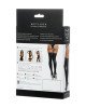 Панчохи Glossy Lotis з матеріалу Wetlook, чорні S Панчохи Glossy Lotis з матеріалу Wetlook, чорні S