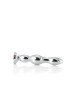 Silver anal plug TOYFA Metal with red round-shaped gem, length 12,2 cm, diameter 2-2,5 cm, weight 14 Silver anal plug TOYFA Metal with red round-shaped gem, length 12,2 cm, diameter 2-2,5 cm, weight 14