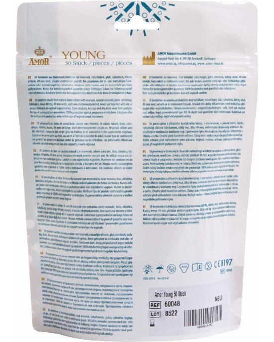Презервативи - Amor Young, 50 шт. Презервативи - Amor Young, 50 шт.