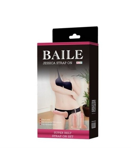Страпон - Baile Jessica Strap On, 10,5 см Страпон - Baile Jessica Strap On, 10,5 см