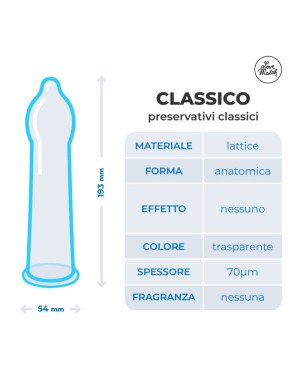 Презервативи - Classico (Classic), 54 мм, 144 шт. Презервативи - Classico (Classic), 54 мм, 144 шт.